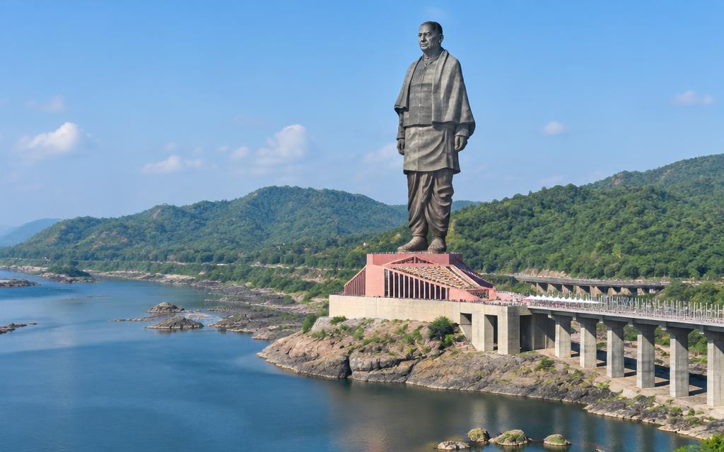 Illustration of a Statue of Unity excursion